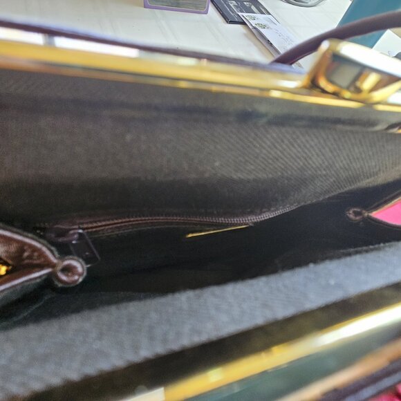 Gianni Bernini cross body bag, brown leather - Picture 5 of 9